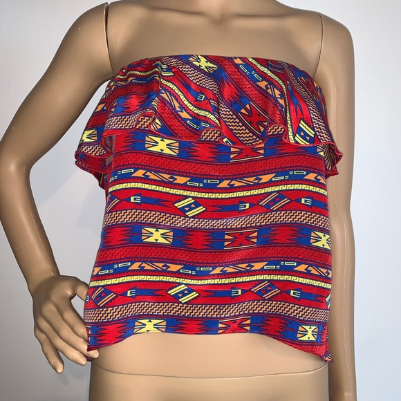 Amanda Uprichard ruffle tube top - Picture 2 of 8